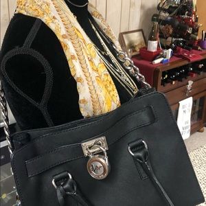 Donated - Michael Kors Hamilton - Black Leather